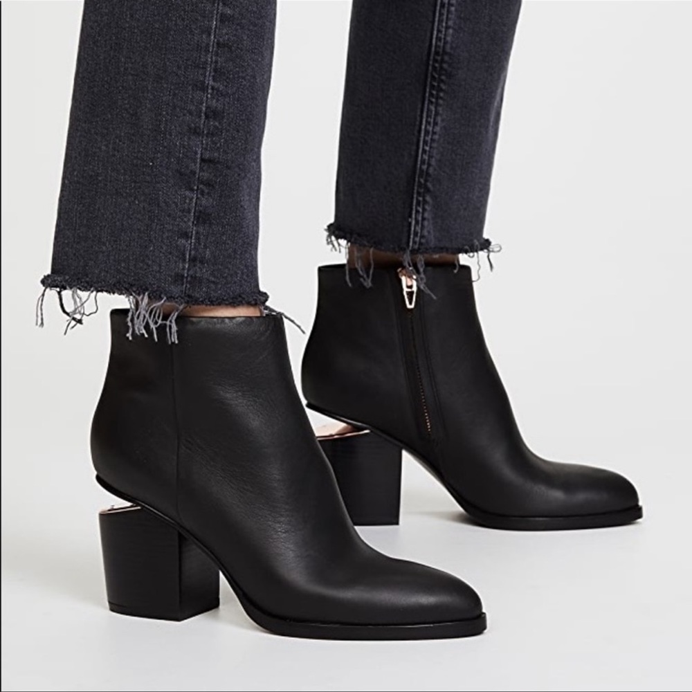 Alexander Wang black Gabi size 8 boots